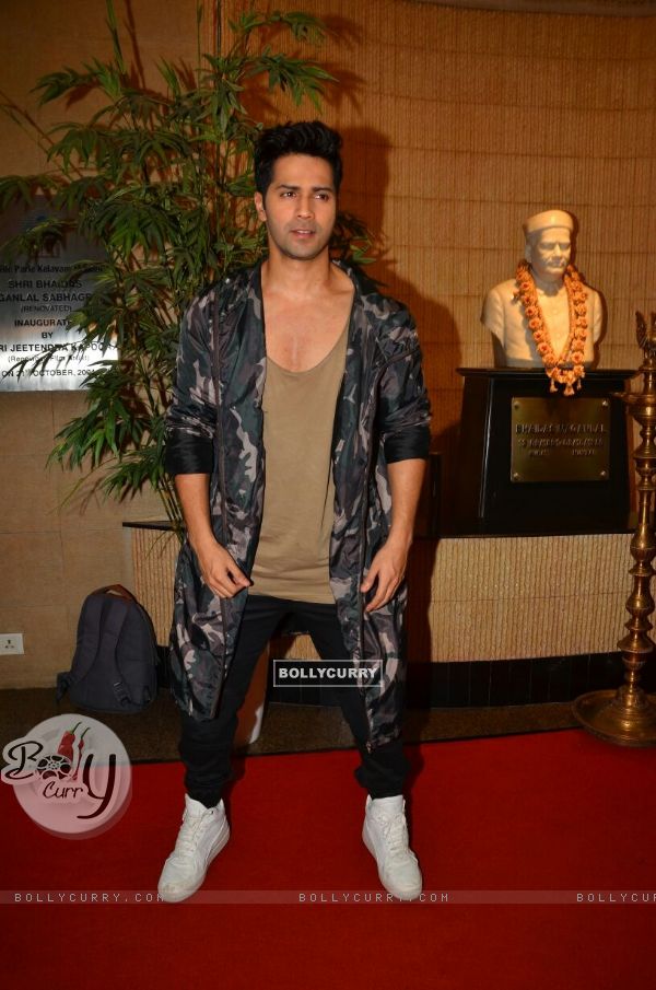Varun at the promotion of 'Dishoom'