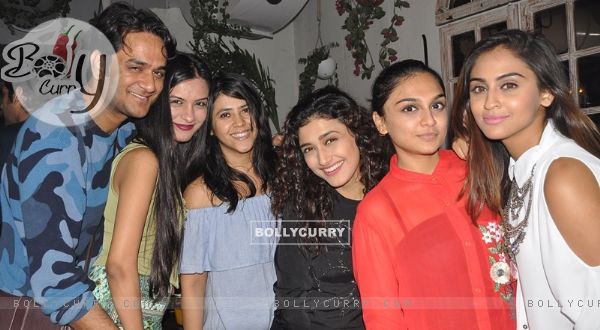 Actors Ekta Kapoor, Ragini Khanna and Krystle Dsouza at Launch of Mirabella Bar & Kitchen!