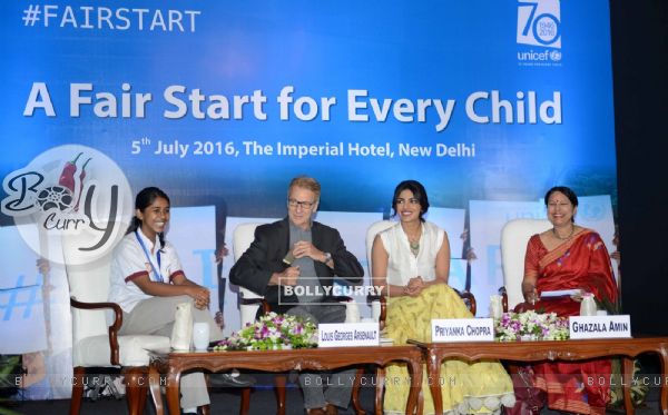 Priyanka Chopra at 'Fair Start Campaign' by UNICEF