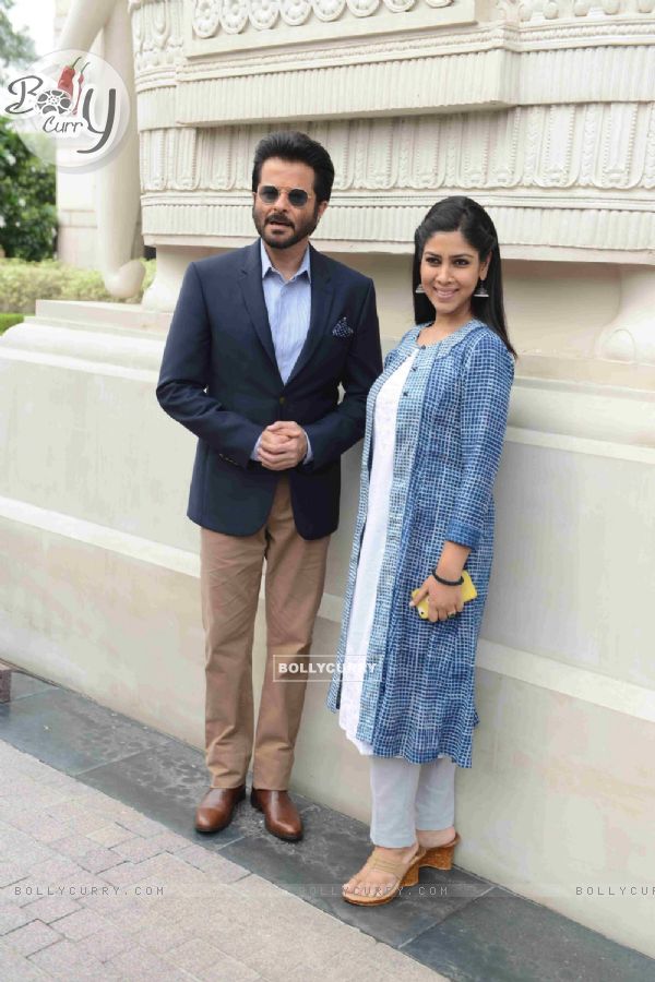 Anil Kapoor and Sakshi Tanwar at Promotions of '24 Season 2' Show