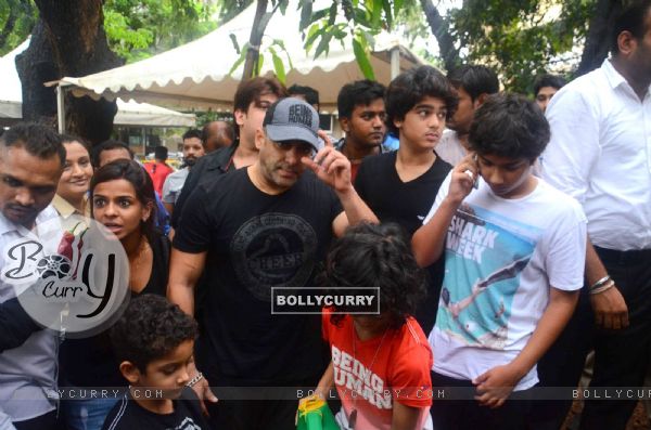 Salman Khan at a Tree Plantation event in Collaboration with BMC