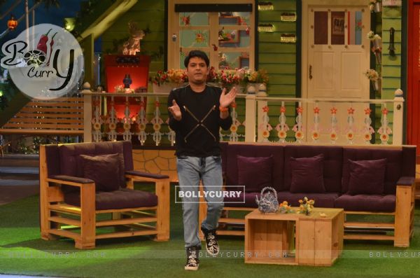 Kapil Sharma on the sets of The Kapil Sharma Show' during the Promotion of 'Great Grand Masti'