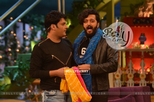 The 'girl' Riteish for Promotions of 'Great Grand Masti' on 'The Kapil Sharma Show' (411890)