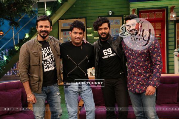 Vivek, Riteish, Kapil and Aftab Promotes 'Great Grand Masti' on 'The Kapil Sharma Show'