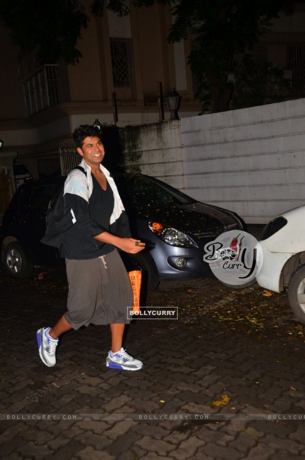 Kunal Rawal snapped at Morani house