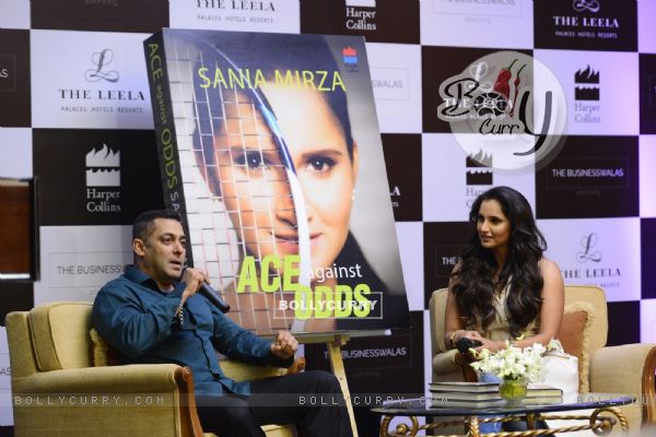 Salman Khan launches Sania Mirza's book 'Ace against Odds'