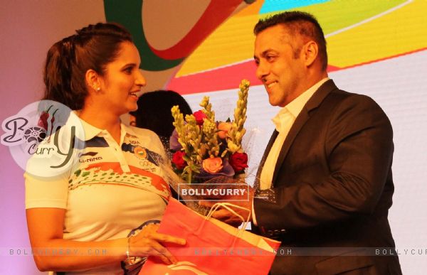 Salman Khan at Rio Olympics meet in Delhi