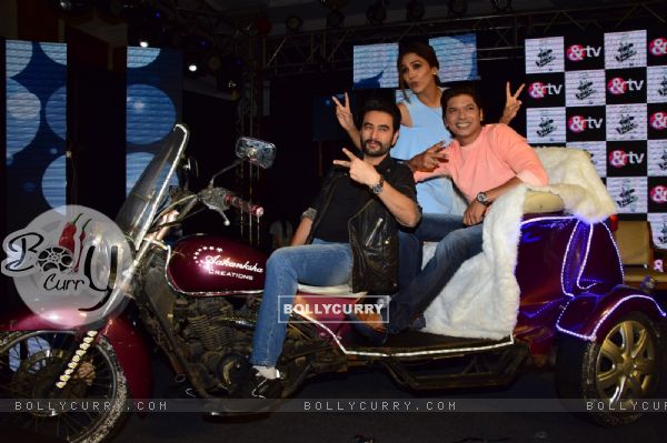 Shaan, Neeti Mohan and Shekhar Ravjiani at Launch of &TV's new show 'The Voice India Kids'