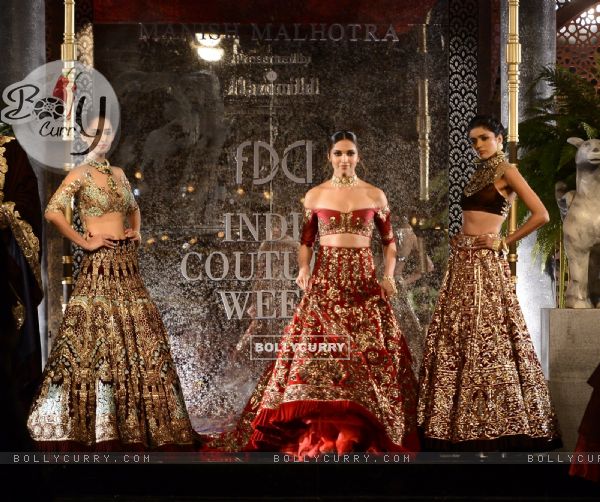 Deepika Padukone at Manish Malhotra's Fashion Show
