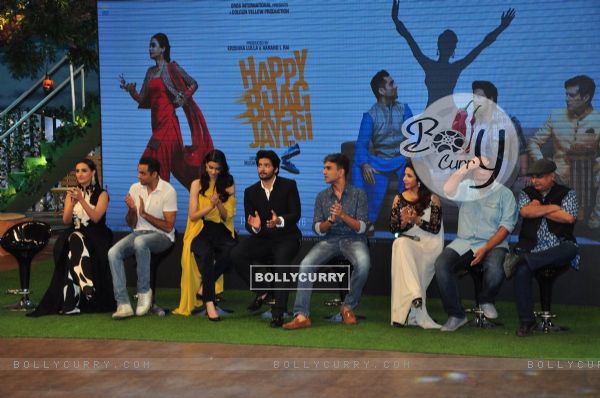 Cast at Trailer launch of 'Happy Bhaag Jayegi' Team at Kapil Sharma Show