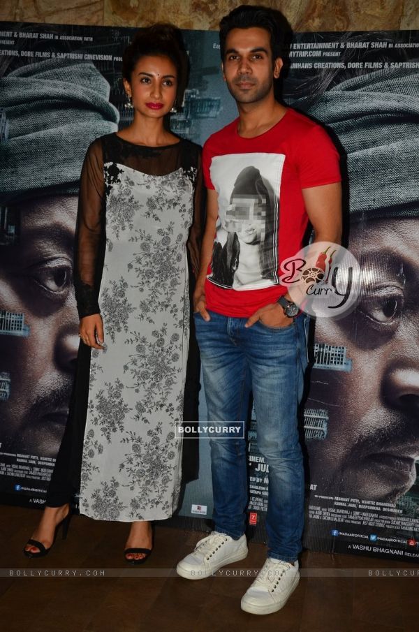 Patralekha and Rajkummar Rao at the special screening of Madaari (413048)