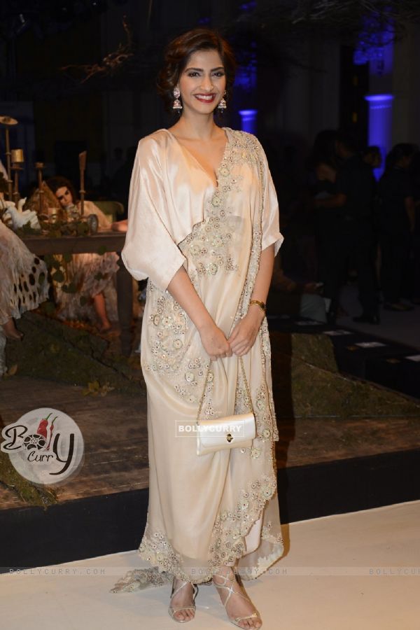 Bollywod Diva Sonam Kapoor at Day 3 of FDCI India Couture Week