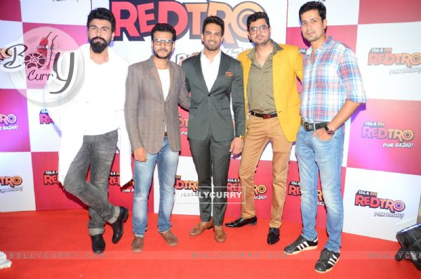 Arya Babbar, Upen Patel and Sumeet Vyas at Launch of Red FM's new channel 'RedTro 106.4 FM'