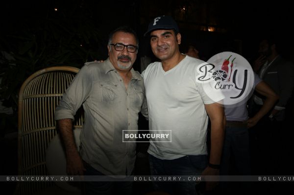 Ajay Chabbria with Arbaaz Khan at 'Fever' Bash!