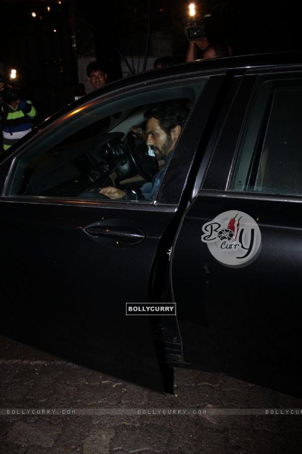 Arjun Rampal snapped with family at The korner House