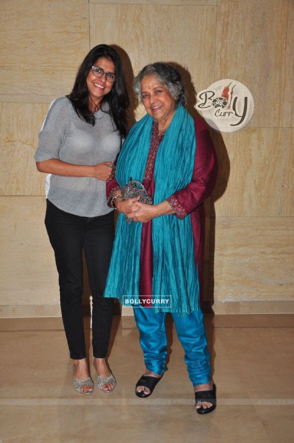 Shubha Khote and Bhavana Balsawer at India Mobile Film Festival 2016