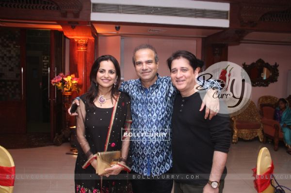 Samir Date and his wife at Suresh Wadkar's Birthday Bash!