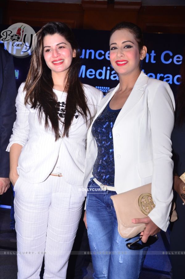 Kainaat Arora and Preeti Jhangiani at 5th TIIFA Award Announcent Ceremony at J W Marriott