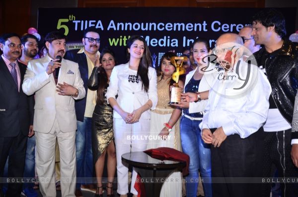 Celebs at 5th TIIFA Award Announcent Ceremony at J W Marriott