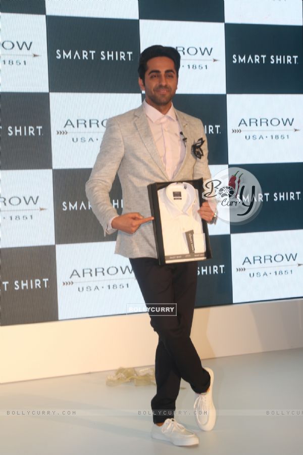 Actor Ayushmann Khurrana Promotes Arrow Smart Shirt