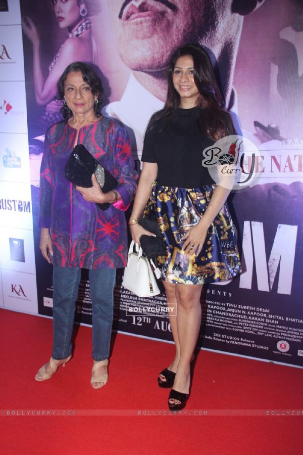 Tanishaa Mukerji and Tanuja Samarth at Special Screening of 'Rustom' at Yashraj Studios (415933)