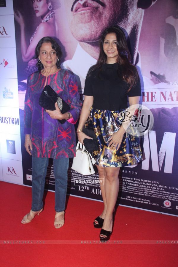 Tanishaa Mukerji and Tanuja Samarth at Special Screening of 'Rustom' at Yashraj Studios (415934)