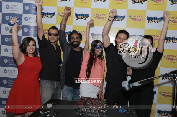 Tiger Shroff and Remo Dsouza Promotes 'A Flying Jatt' at Mirchi 98.3 FM in Chandigarh