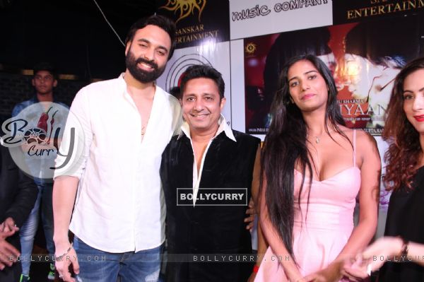 Poonam Pandey and Sukhwinder Singh at Launch of Sanskar Entertainment