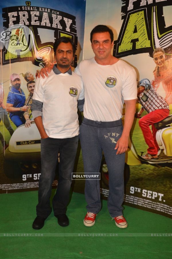 Sohail Rana and Nawazuddin Siddiqui at Promotion of 'Freaky Ali'