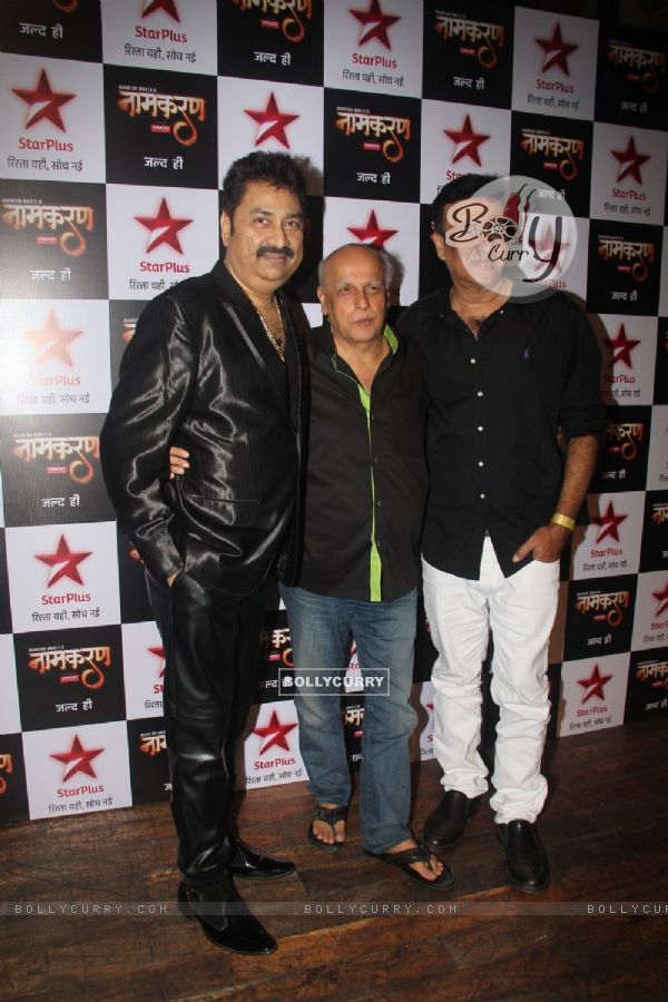 Mahesh Bhatt and Anu Malik at Launch of Serial 'Naamkaran'