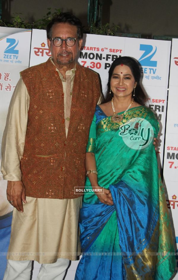 Kiran Kumar and Shubhangi Latkar at Launch of ZEE TV's New Primetime show 'Sanyukt'