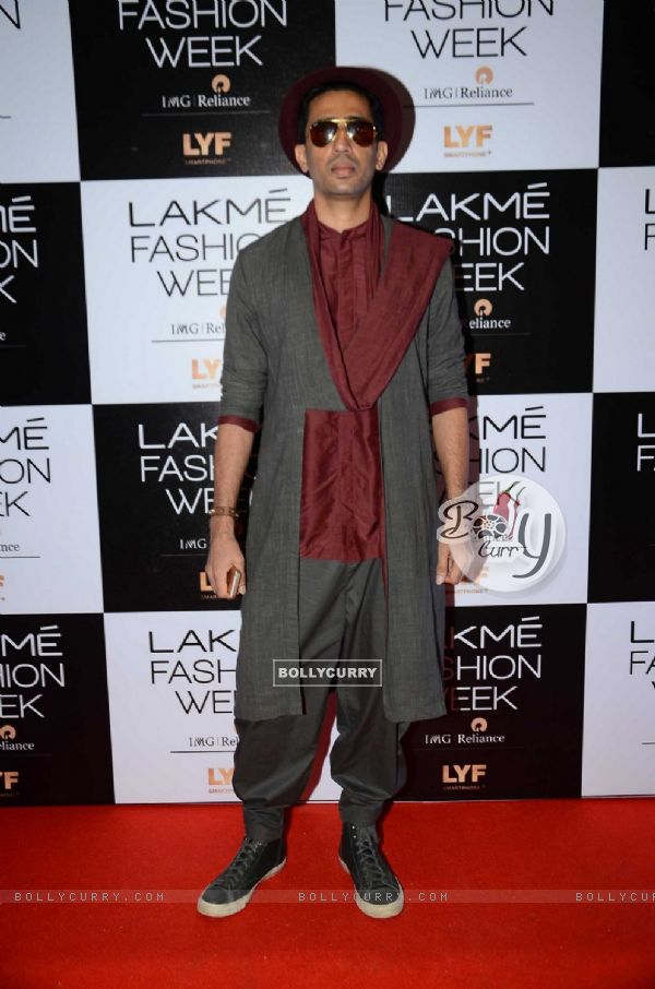Gulshan Devaiah at Lakme Fashion Week Winter Festive 2016- Day 1