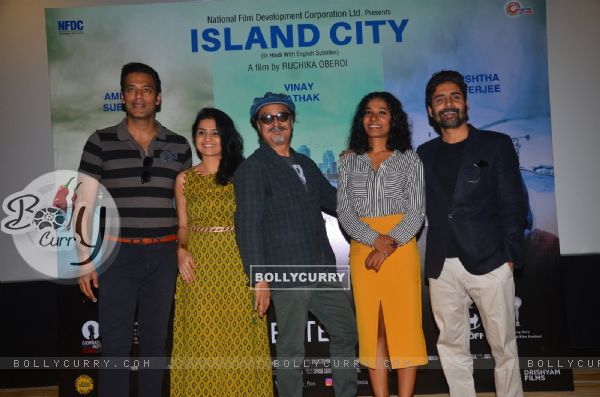 Celebs at Press meet of Island City
