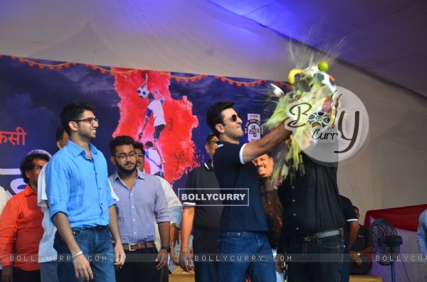 Ranbir Kapoor at Dahi Handi Celebration