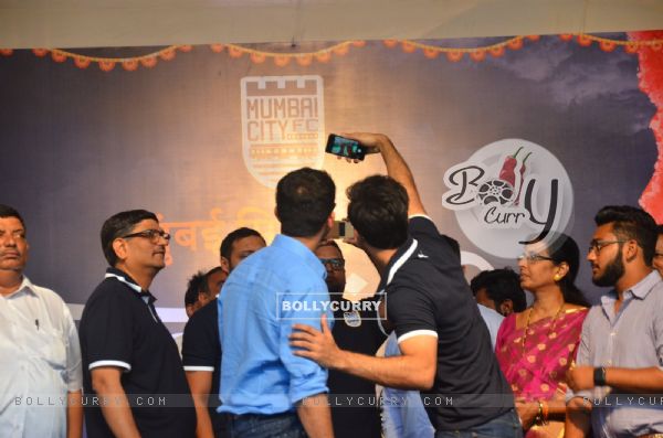 Ranbir Kapoor and Aditya Thackeray at Dahi Handi Celebration