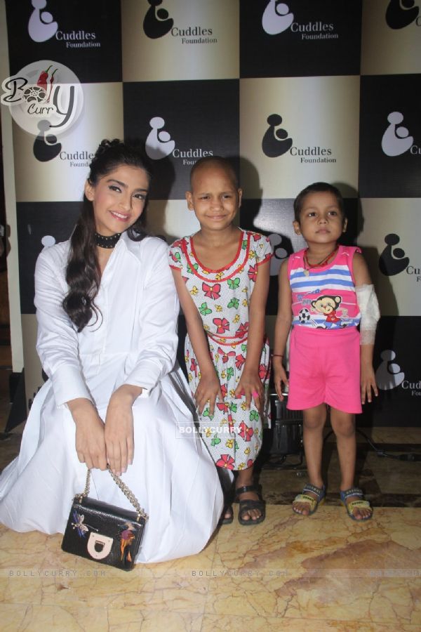 Sonam Kapoor at Cuddle Foundation Event