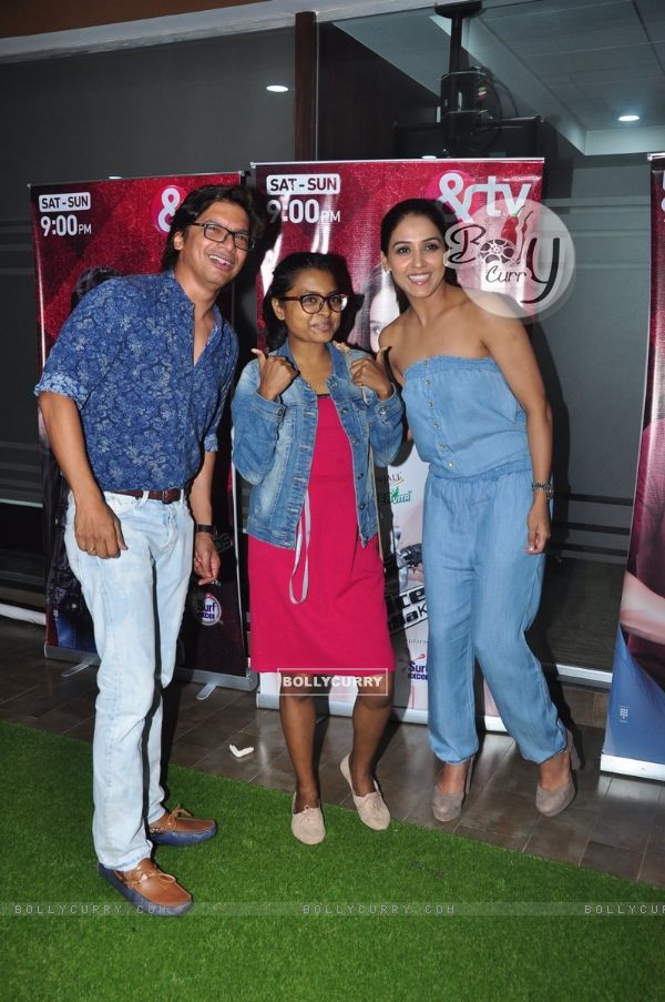Shaan and Neeti Mohan at Success Bash of 'The Voice India Kids'