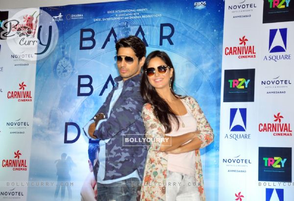 Sidharth Malhotra and Katrina Kaif at Press Meet of 'Baar Baar Dekho'