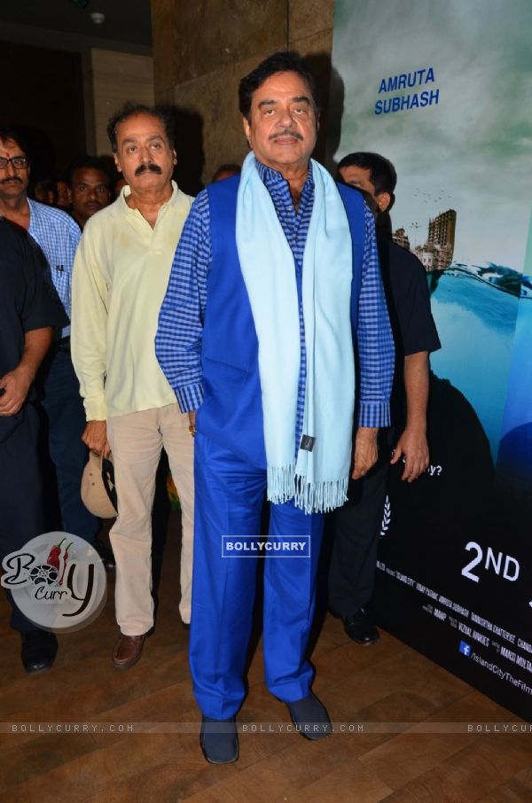 Shatrughan Sinha at Special screening of the Film 'Island City'