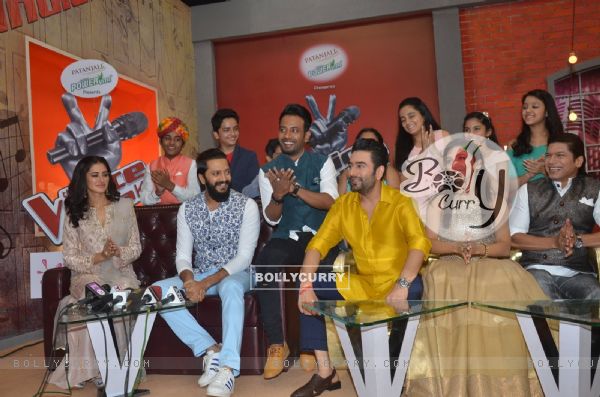 Celebs at Promotion of 'Banjo' on The Voice India Kids