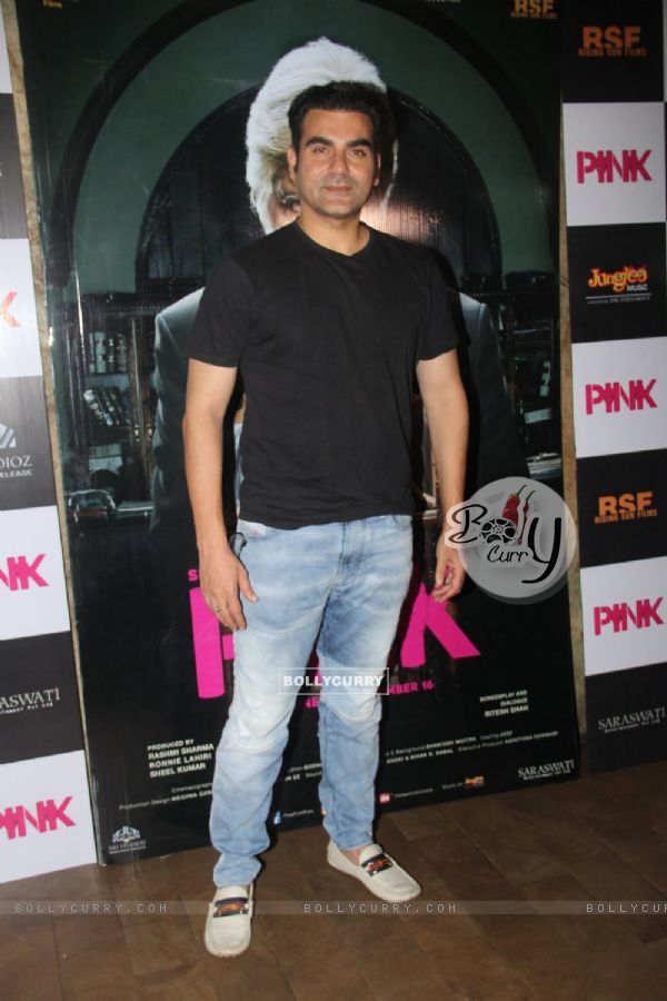 Arbaaz Khan at Special screening of Film 'Pink' at Light Box