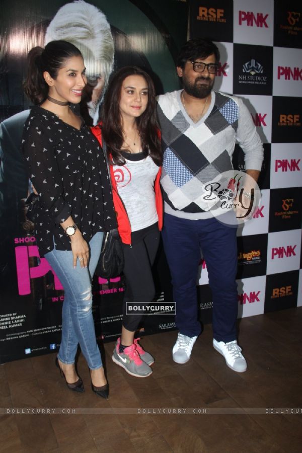 Sophie Choudry and Preity Zinta at Special screening of Film 'Pink' at Light Box (419951)