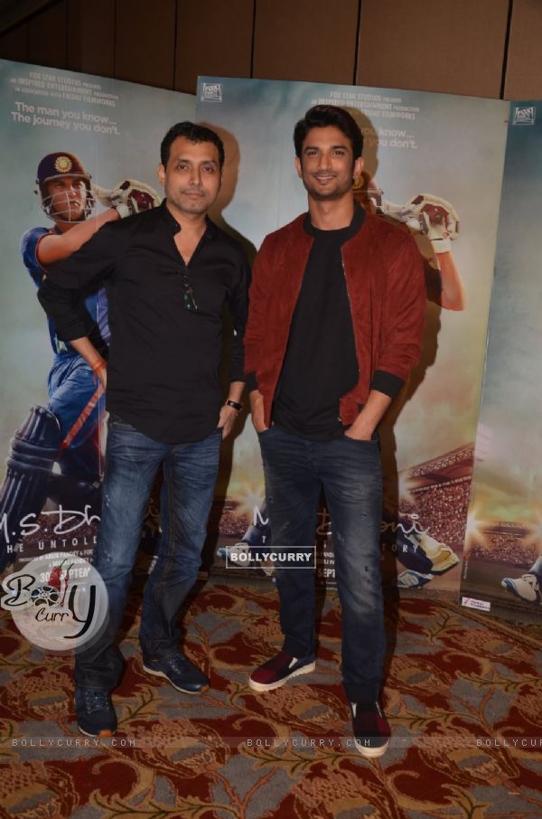 Sushant Singh Rajput and Neeraj Pandey Promotes 'M.S. Dhoni: The Untold Story'