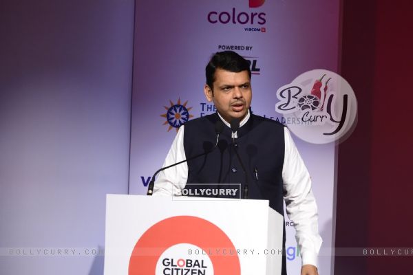 Chief Minister Devendra Fadnavis at Launch of Global Citizen Festival of India