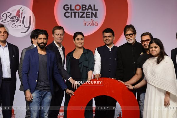Celebs at Launch of Global Citizen Festival of India