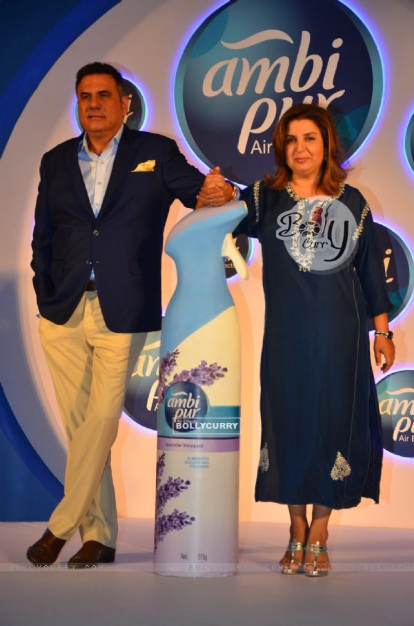 Boman Irani and Farah Khan promote Ambi Pur