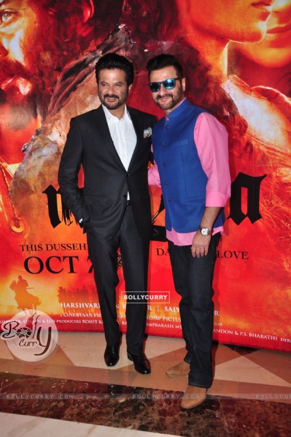 Anil Kapoor and Sanjay Kapoor at Music launch of film 'Mirzya' (420061)