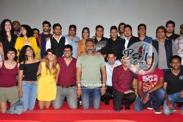 Neha Sharma, Bhushan Kumar, Aditya Seal and Aashim Gulati at Launch of film 'Tum Bin 2'