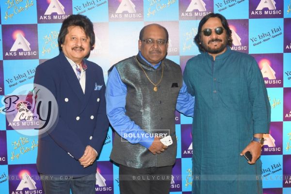 Pankaj Udhas, Ram Shankar and Roop Kumar Rathod at Launch of Album 'Yeh Ishq Hai'
