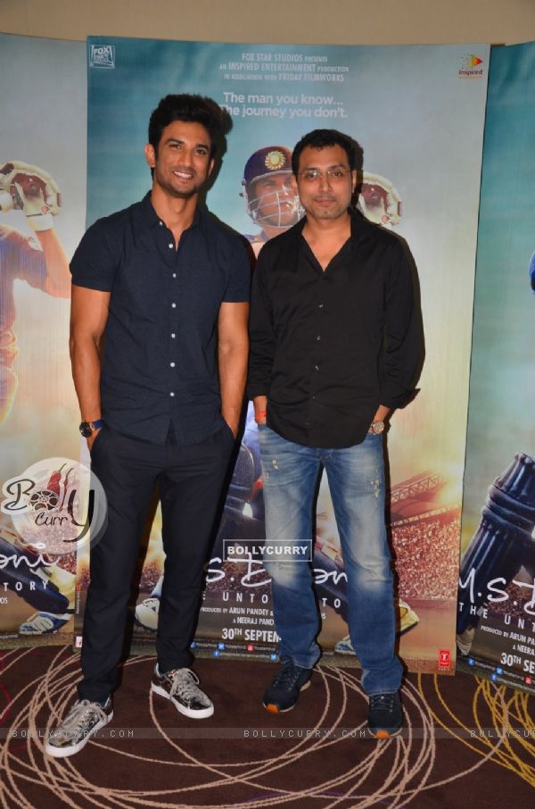 Sushant Singh Rajput and Neeraj Pandey promotes 'M.S. Dhoni: The Untold Story' (420625)